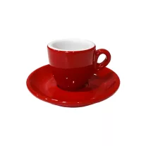 Nuova Point Palermo Caffé 56ml Cup+Saucer Red