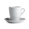 Nuova Point Palermo Espressino 120ml Cup+Saucer White