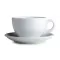 Nuova Point Palermo Latte 260ml Cup+Saucer White