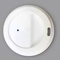 1000pcs White Plastic Lid 63mm for 100ml Cup