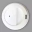 1000pcs White Plastic Lid 63mm for 100ml Cup
