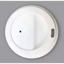 1000pcs White Plastic Lid 63mm for 100ml Cup