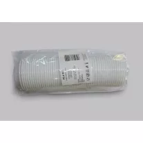 1000pcs White Plastic Lid 63mm for 100ml Cup