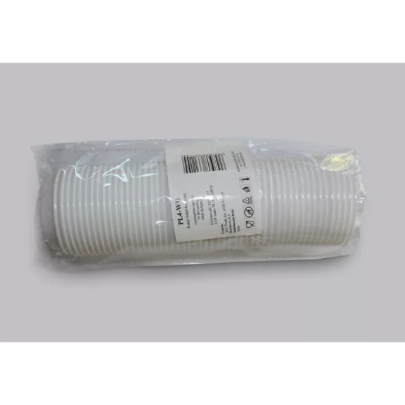 1000pcs White Plastic Lid 63mm for 100ml Cup