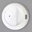 1000pcs White Plastic Lid 73mm for 150ml Cup