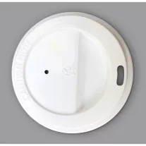 1000pcs White Plastic Lid 73mm for 150ml Cup