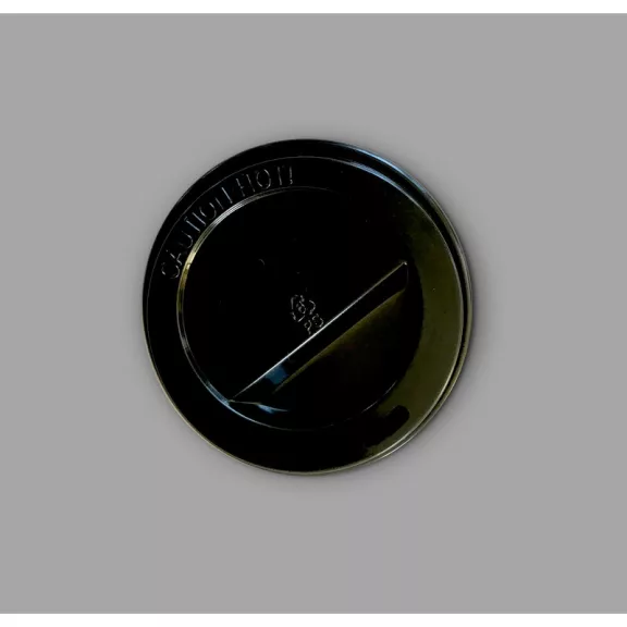 1000pcs black Plastic Lid 63mm for 100ml Cup