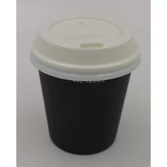 1000pcs-Black 4oz-120/100ml Paper Cup