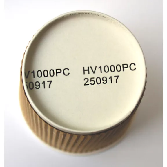 500pcs-Ripple brown 8oz-250/200ml Paper Cup