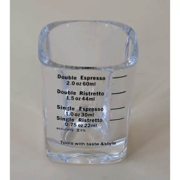 AVX 3079 60ml rectangular glass measuring cup