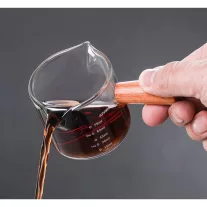 AVX 3111 75ml Double Mouth Glass Measuring Cup