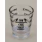 AVX BP128 Glass Measuring Cup 10/45 ml Thick Stemmed
