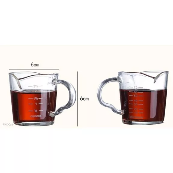 AVX MP01 70ml Double Mouth Glass Measuring Cup