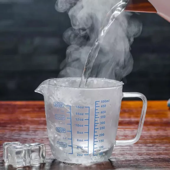 AVX MP250ml Glass Measuring Cup with Lid