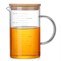 AVX BT1000ml Glass Measuring Cup  with Lid