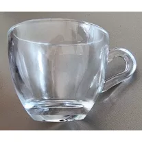 AVX Glass Coffee Cup + Saucer 90ml 6pcs