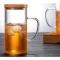AVX-WB300 300ml Glass Cup with Lid