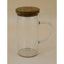 AVX-WB300 300ml Glass Cup with Lid