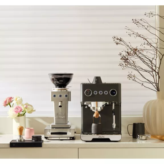 AVX Hero PRO-X Coffee Machine Adjustable with OPV Black