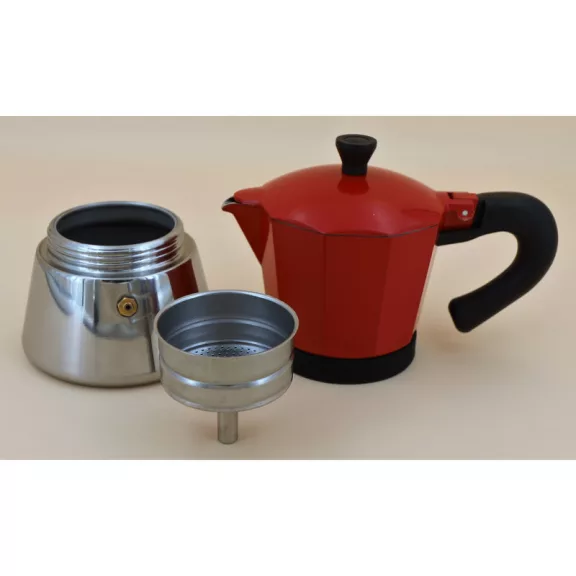 AVX Mokka 3-(Bialetti Brikka 2) Stainless Steel Boiler+Filter Basket