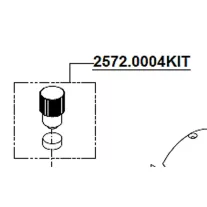 Eureka Helios Coffee Grounds Assurer Button kit