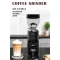 AVX CG301 64mm Titanium Coffee Grinder with pump bean container black