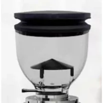   AVX CG305 64mm Titanium Coffee Grinder with pump bean container silver