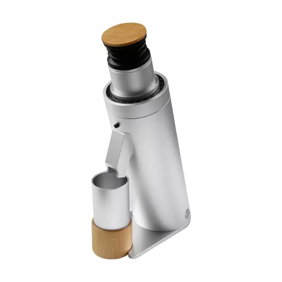 DC63 Conical Red Burrs coffee grinder Silver