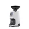 Eureka Atom Specialty 65 Red Speed Coffee Grinder White with 300g Smoke Colored Bean Hopper