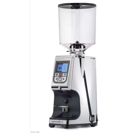 Eureka Atom Specialty 75 Coffee Grinder -Red Speed-Chrome Eureka Atom Specialty 75 Coffee Grinder -Red Speed-Chrome