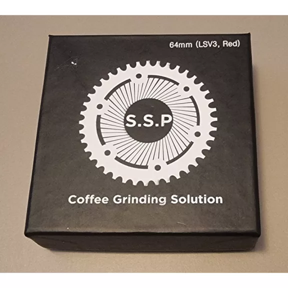 SSP 64mm Sweet Lab Espresso V3 profil Grinding Burr Red
