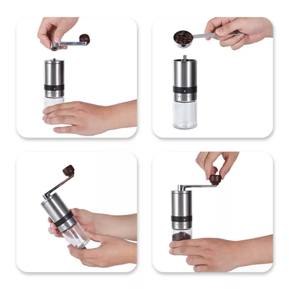 AVX 70165 Hand Grinder with 38mm Ceramic Burr