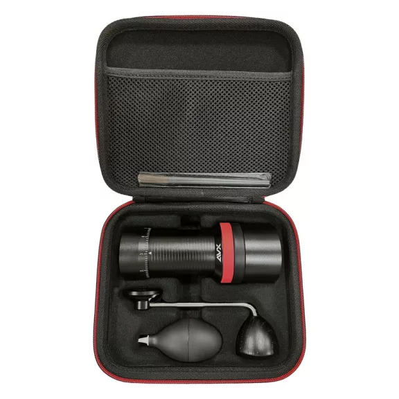 AVX HG49S hand grinder with 49mm flat disc Titanium burr