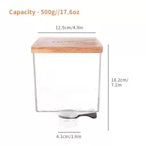Eureka Mignon 500g Bean Hopper with Wooden top