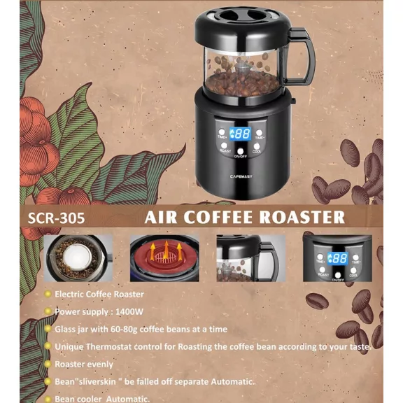 AVX-SCR305-Coffee Roasting Machine