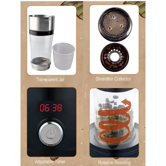 AVX-ZS207-Coffee Roasting Machine