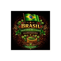   Brazil natural Fazenda da Lagoa Specialty 84p Raw Coffee 1000 g