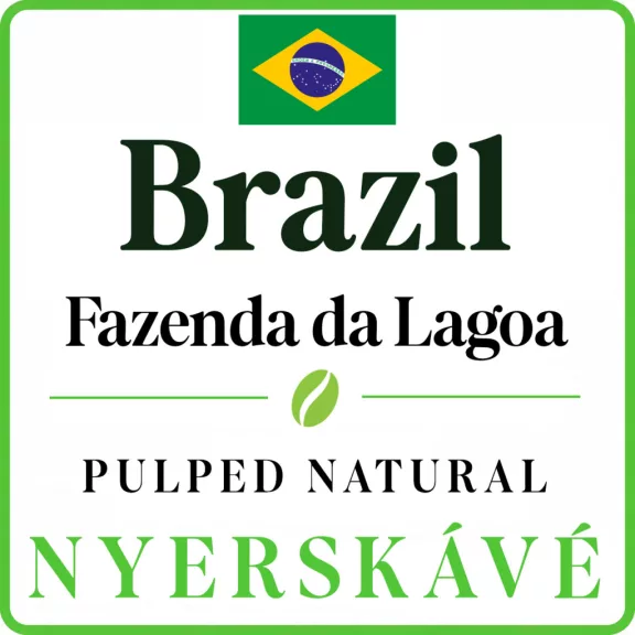 Brazil natural Fazenda da Lagoa Specialty 84p Raw Coffee 1000 g Brazil natural Fazenda da Lagoa Specialty 84p Raw Coffee 1000 g