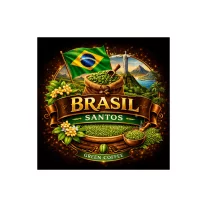 Brazil Santos Scr. 17/18 fine cup Raw Coffee 1000 g
