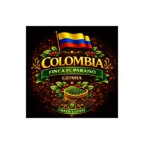   Colombia Green Tee Cauca Excelso EP Finca El Paraiso Raw Coffee 250 g