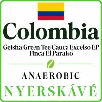   Colombia Green Tee Cauca Excelso EP Finca El Paraiso Raw Coffee 250 g