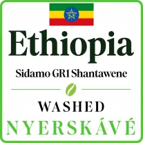 Ethiopia Sidamo GR1 Shantawene Washed Raw Coffee 250 g