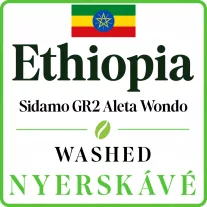 Ethiopia washed Sidamo GR2 Aleta Wondo Raw Coffee 1000 g
