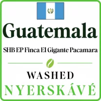   Guatemala SHB EP Finca El Gigante Pacamara washed Specialty 87p Nyerskávé 1000g