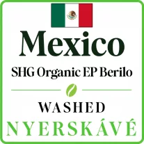 Mexico SHG Organic EP Berilo Specialty-84p Raw Coffee 1000 g