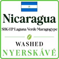   Nicaragua SHG EP Laguna Verde Maragogype washed Specialty-88p Nyerskávé 1000 g