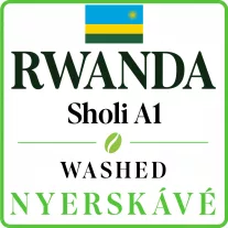 Rwanda Sholi A1 washed Specialty 87p Raw Coffee 1000 g