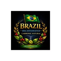   Brazil Carbonic Natural Decaf Decaffeinated Raw Coffee 1000 g