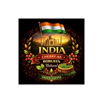 India Robusta Cherry AA Raw Coffee 1000 g