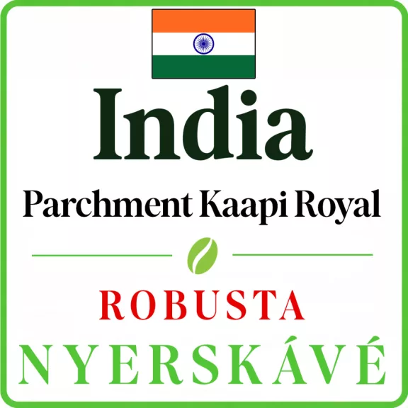 India Robusta Parchment Kaapi Royal Raw Coffee 1000 g India Robusta Parchment Kaapi Royal Raw Coffee 1000 g
